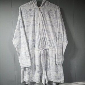 NWOT La Vie en Rose Ladies Hooded Size XL 1 Piece Lounger